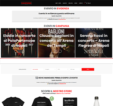 Campaniaevents.eu - Sito Web