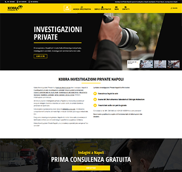 Kobrainvestigazioni.it - Sito Web, Digital Marketing